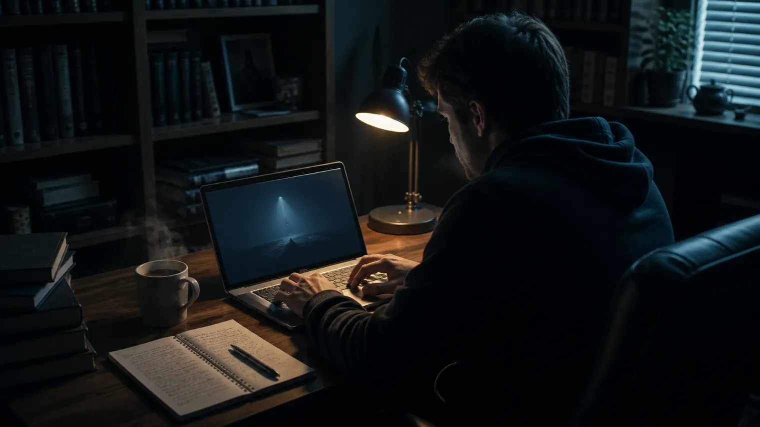 A researcher engages with the Torch search engine using the Tor Browser in a study.